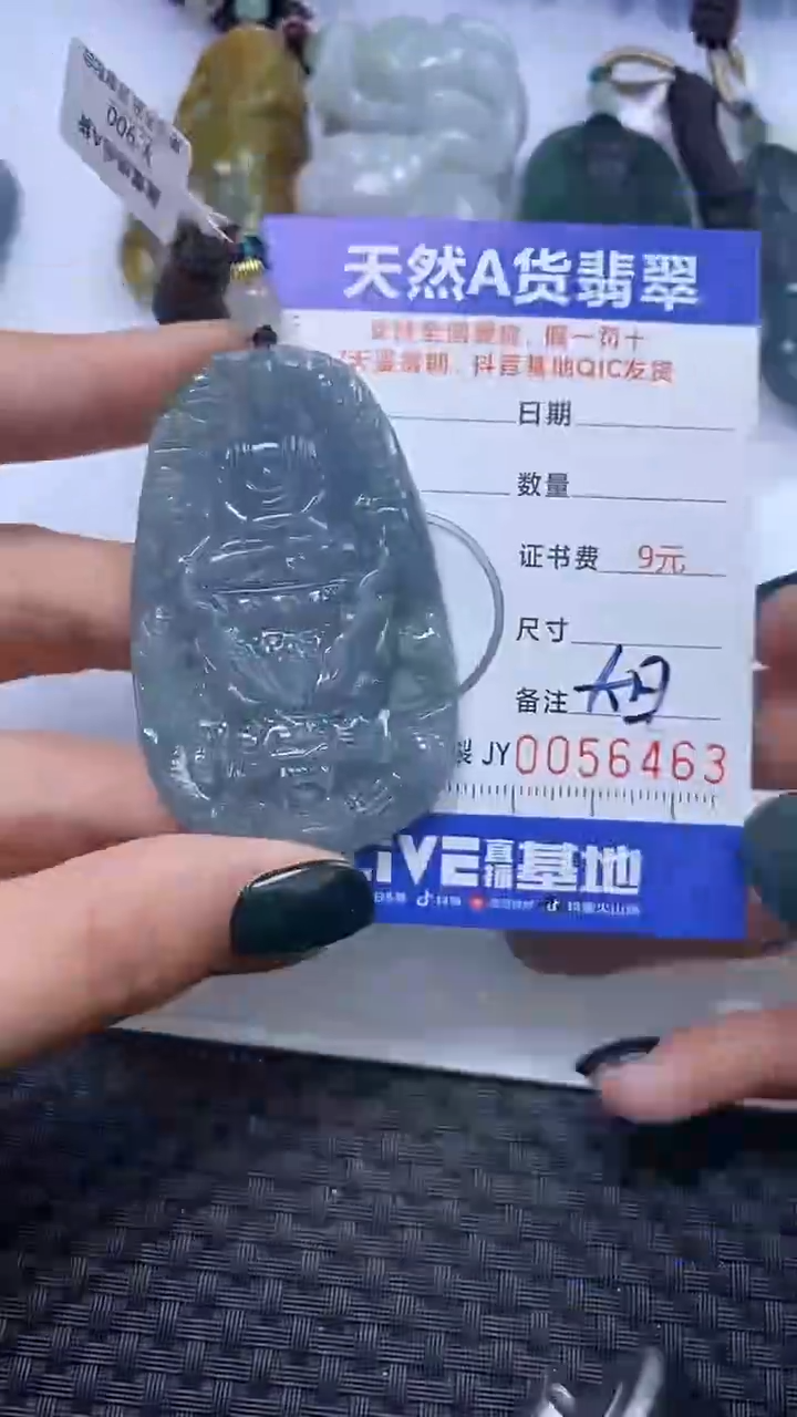 【闪购商品】翡翠颈饰未镶嵌A货翡翠6463