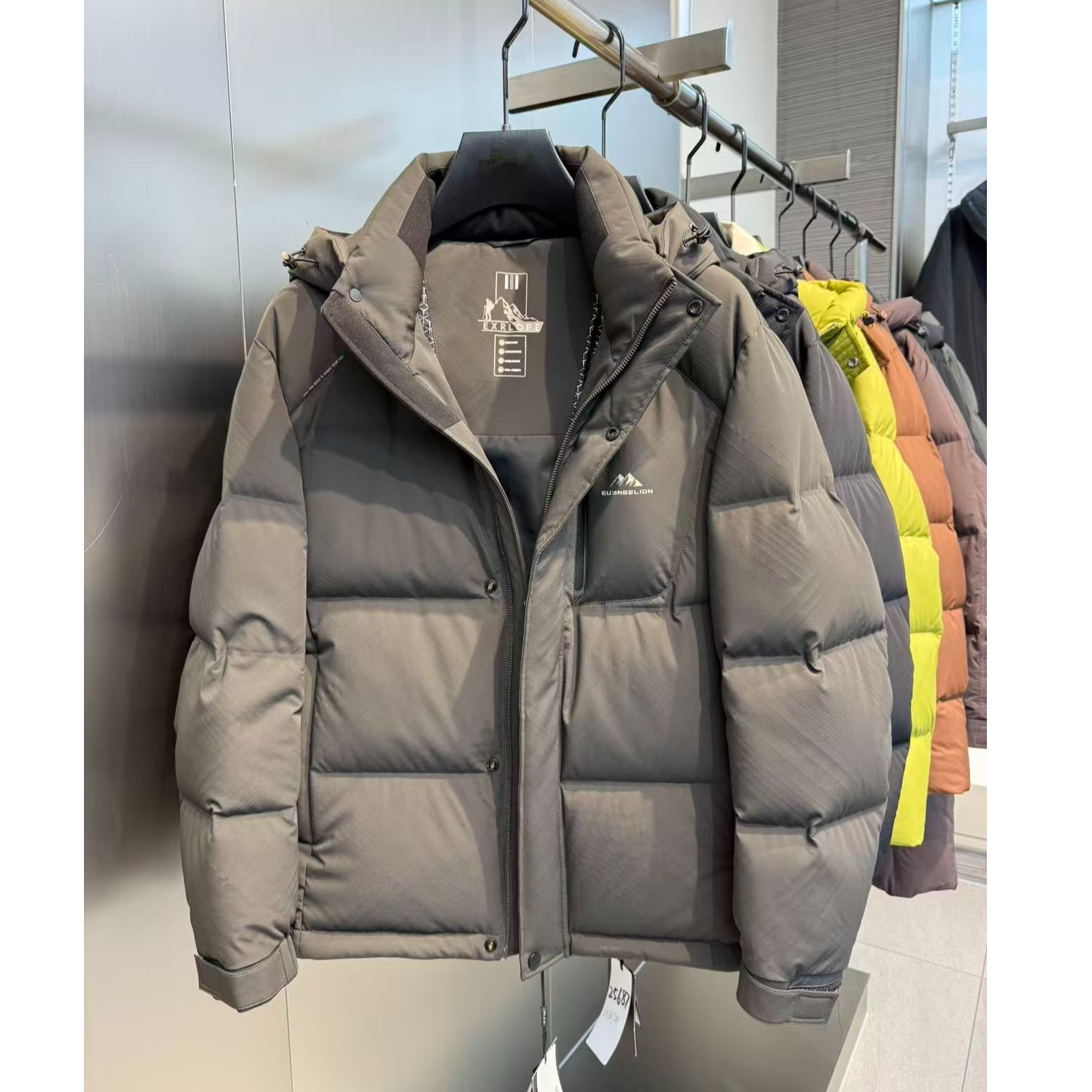 脱卸帽 短款 90鸭绒轻商务牛奶丝 男士休闲羽绒服冬季保暖外套