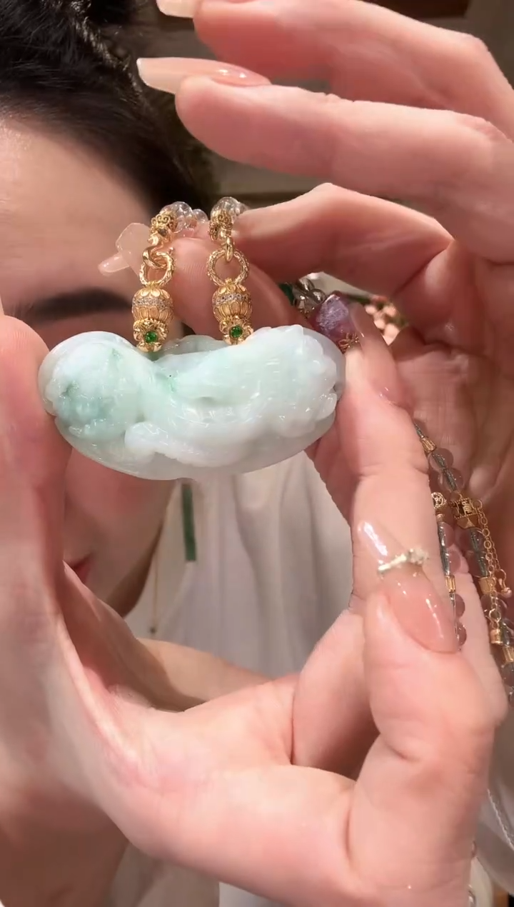 【闪购商品】翡翠颈饰未镶嵌国风