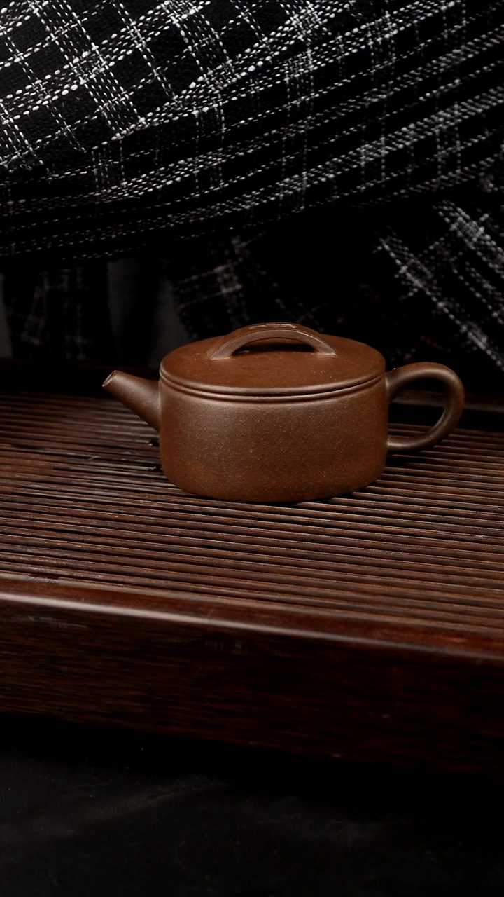 茶壶紫砂红皮龙 汉瓦 柴烧 200CC