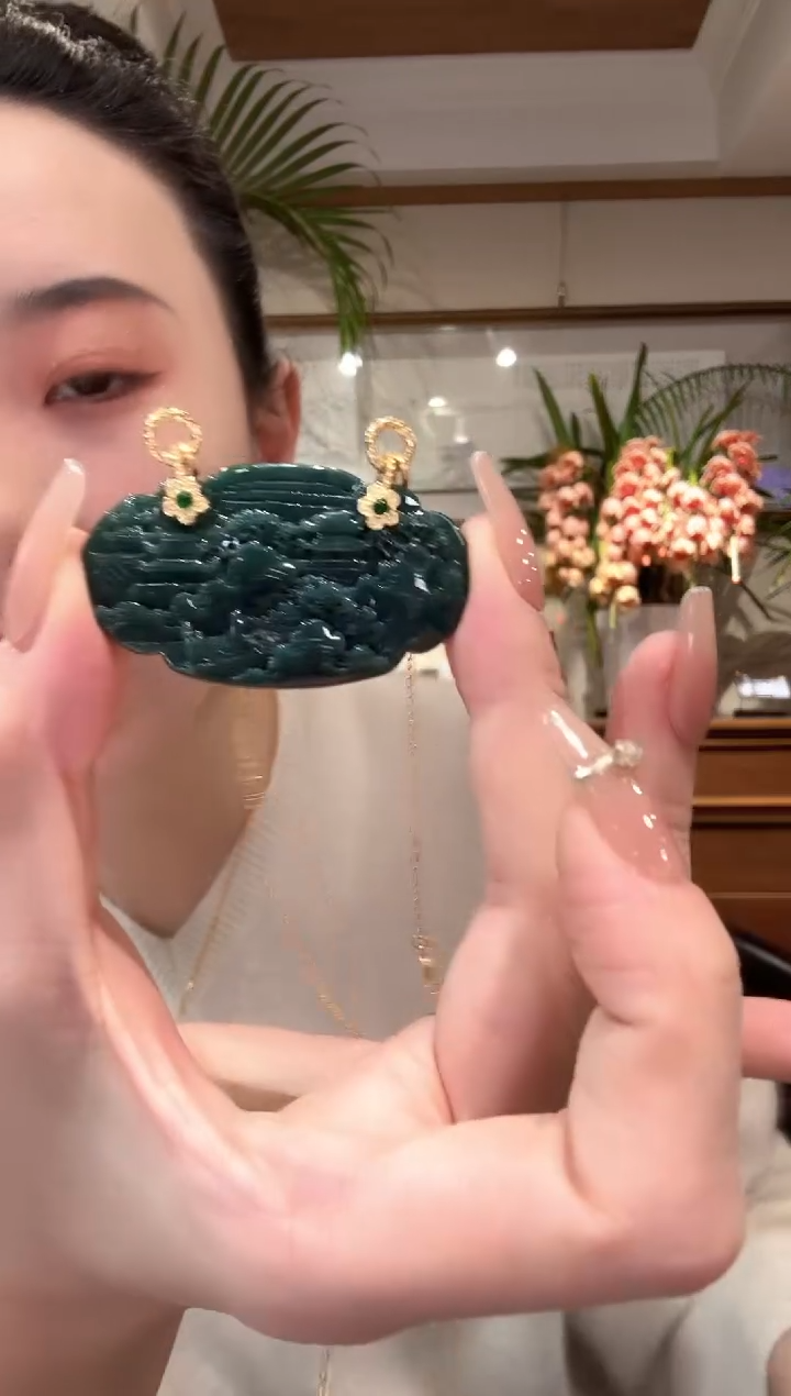 【闪购商品】翡翠颈饰未镶嵌国风