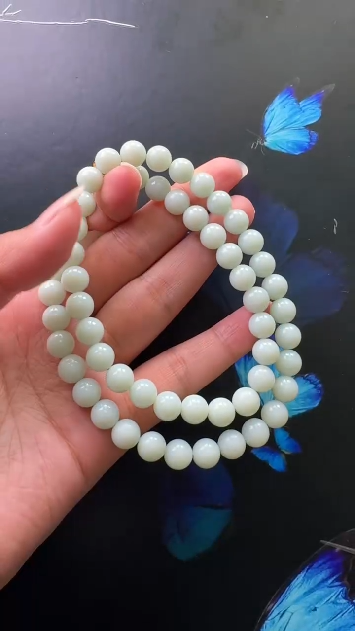 颈饰未镶嵌和田玉项链