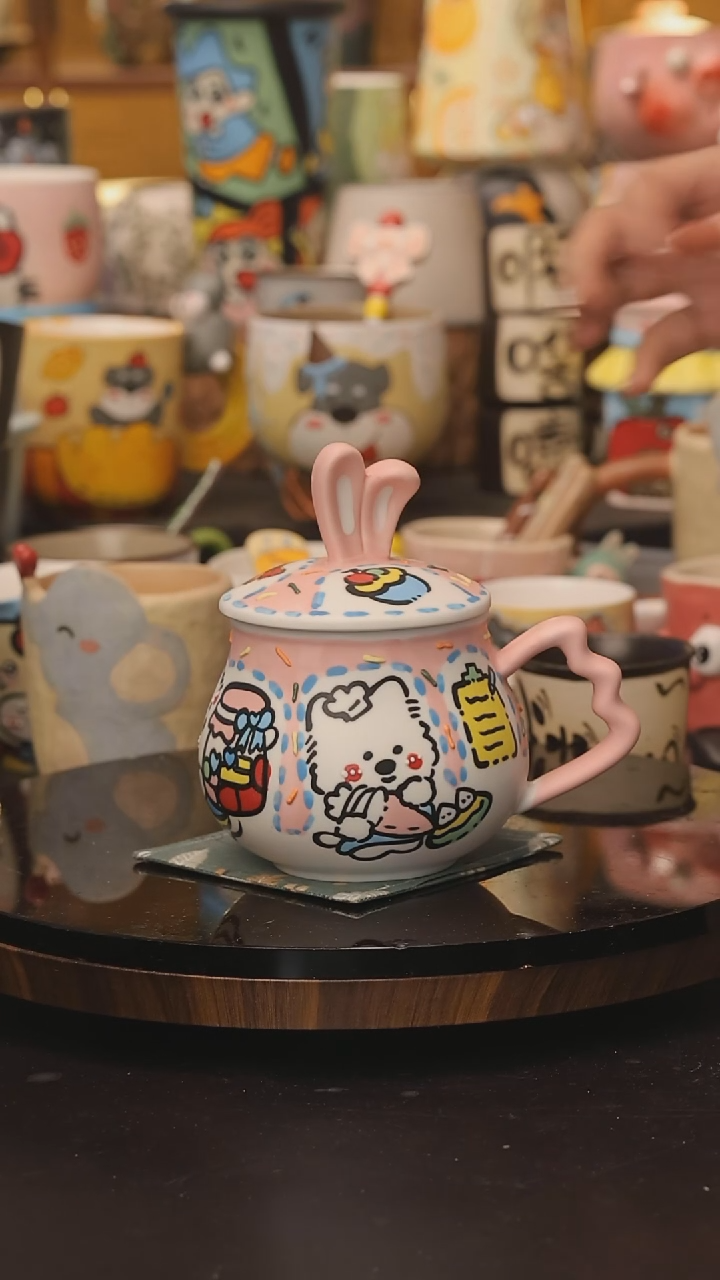 景德镇釉下彩绘设计师款式陶瓷