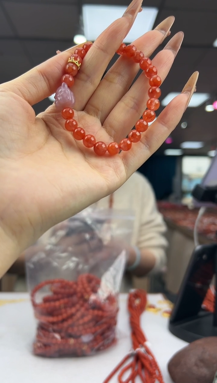 未镶嵌珠串南红玛瑙12.19-7mm（多样式）2980985058