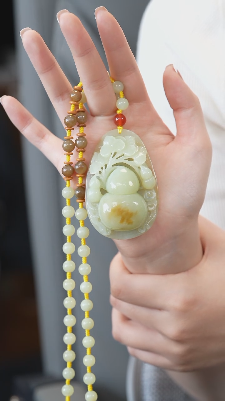 【闪购商品】和田玉吊坠未镶嵌葫芦