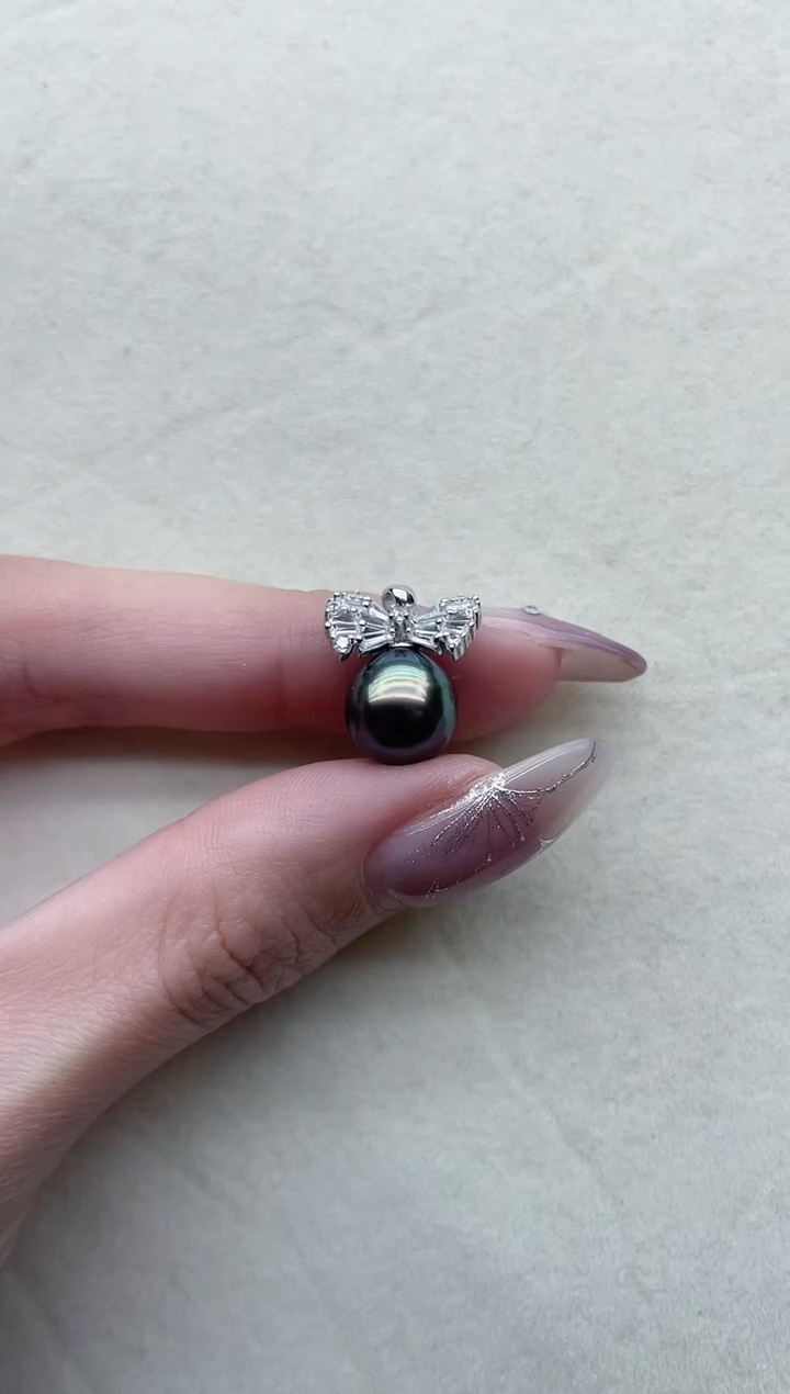 【闪购商品】海水珍珠吊坠银S925镶嵌115