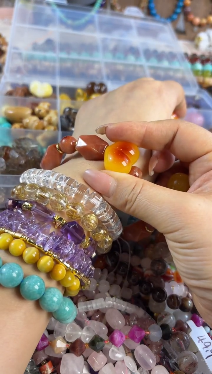 未镶嵌玛瑙/玉髓珠宝半成品地*兰二代蜜