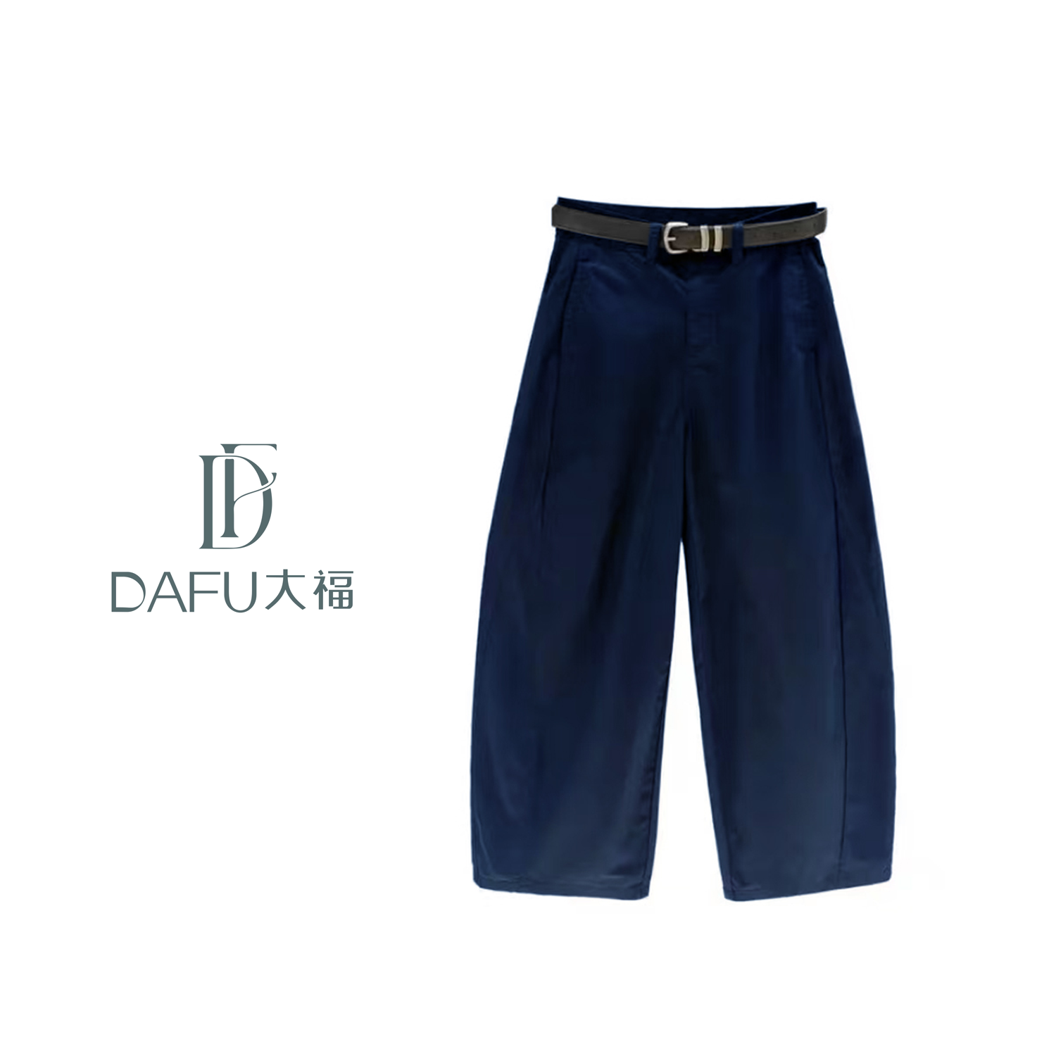 【大福定制】(含苞待放)花苞工装八分裤【送皮带】
