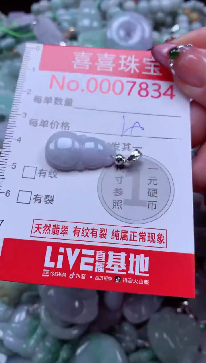 颈饰未镶嵌翡翠7834