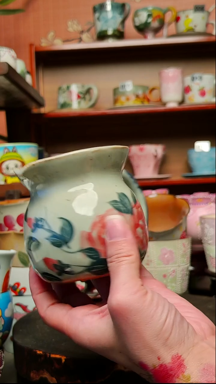 摆件陶景德镇手绘创意陶瓷有瑕