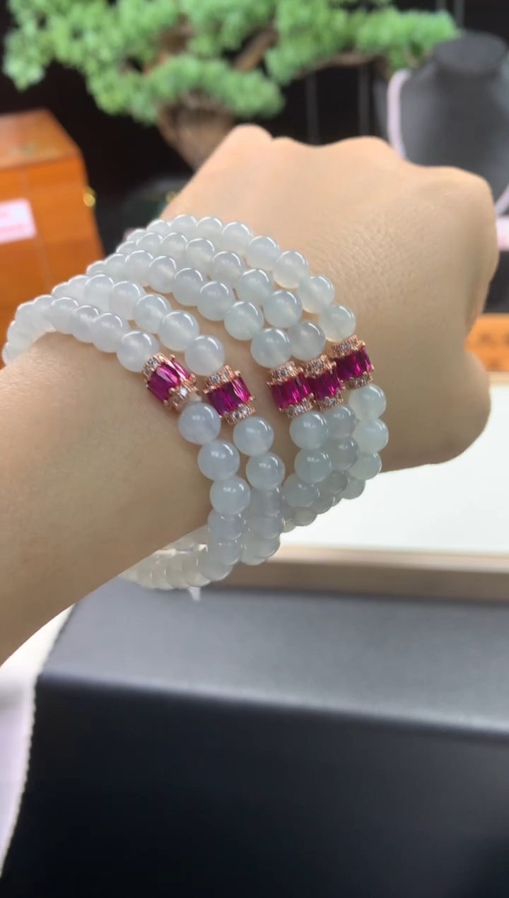 未镶嵌手链翡翠FC483 翡翠手串 多样性发其一