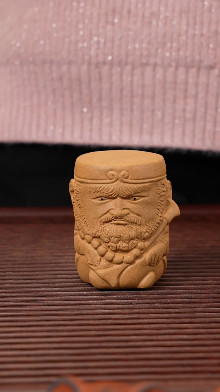 【闪购商品】紫砂茶宠人物盖置