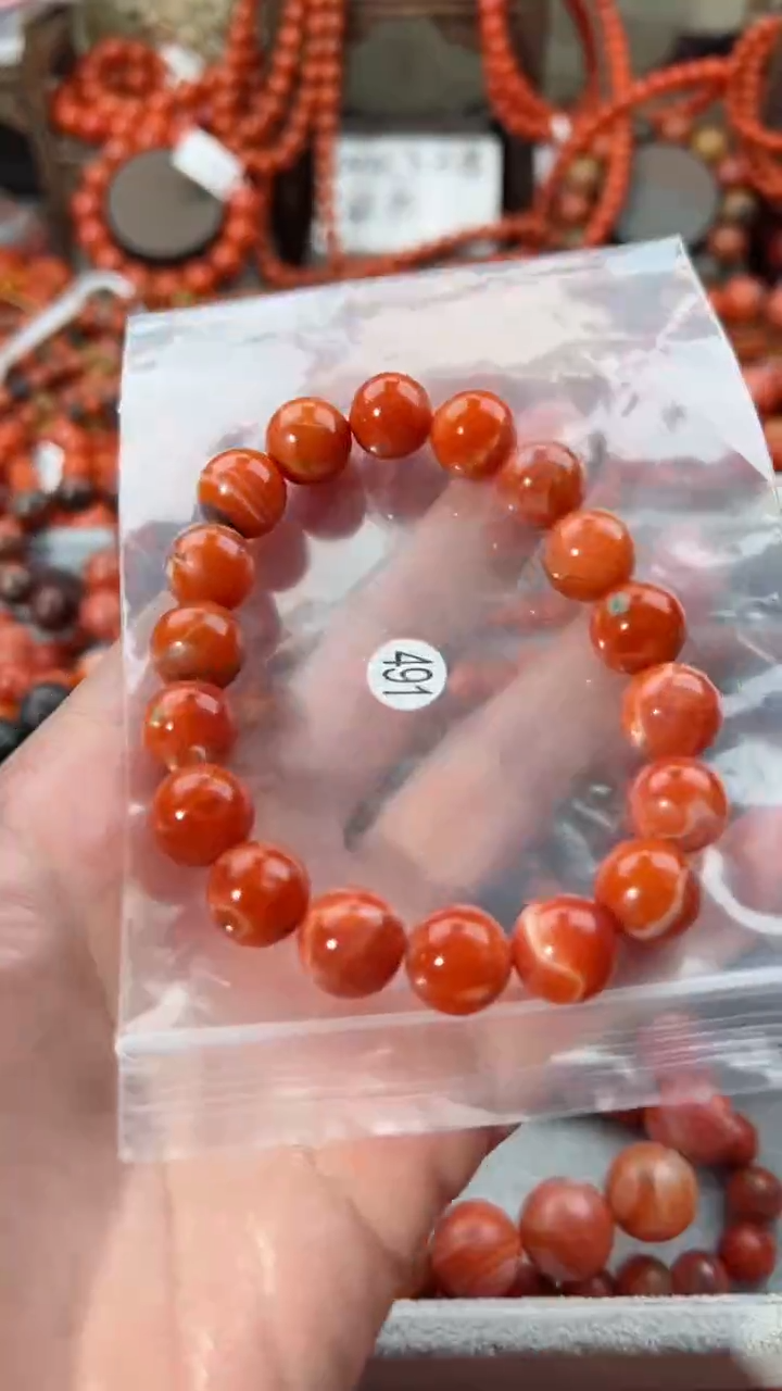 【闪购商品】南红玛瑙手串未镶嵌11