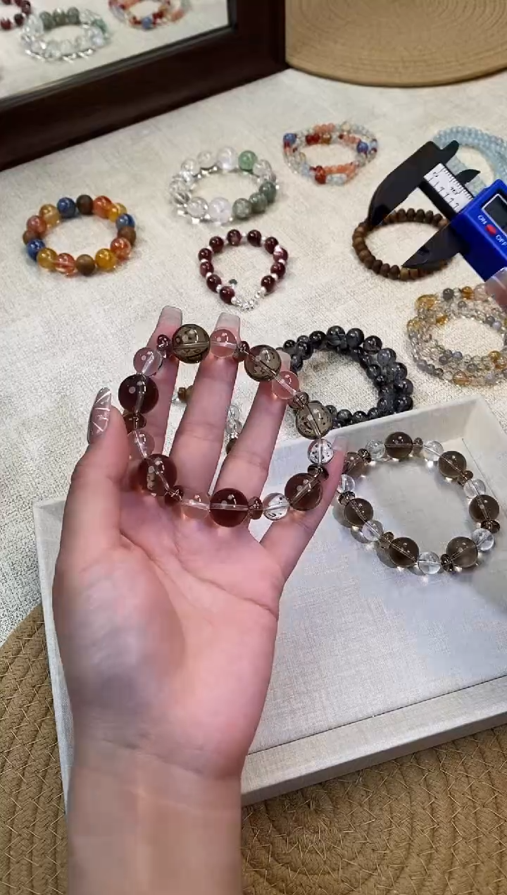 合金手链水晶《烟雨》设计款多样性发一