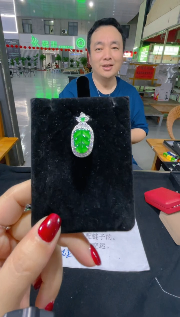 翡翠未镶嵌颈饰天然A货翡翠（多样性发货拍一件发件）