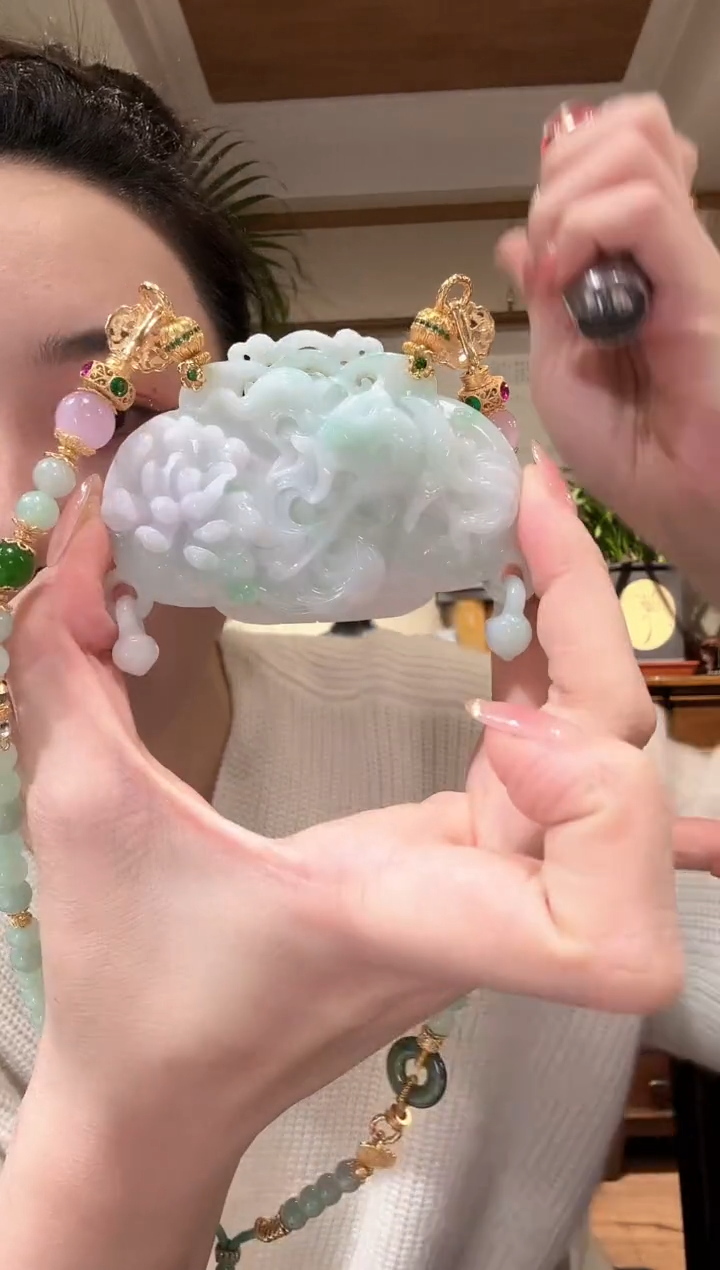 【闪购商品】翡翠颈饰未镶嵌国风