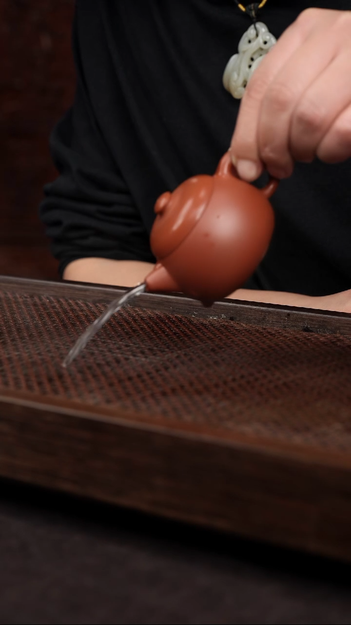 【闪购商品】紫砂茶壶朱泥宽口文旦