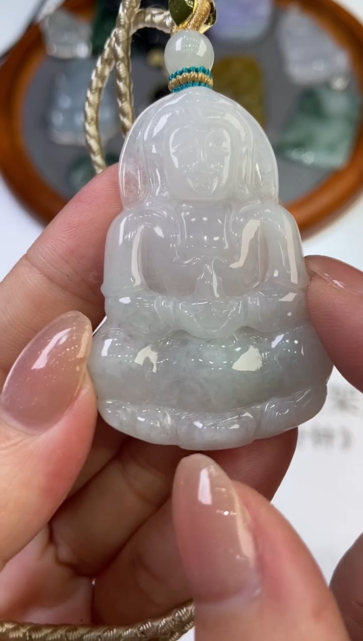 翡翠挂件未镶嵌2222214/观音/多样性发一件