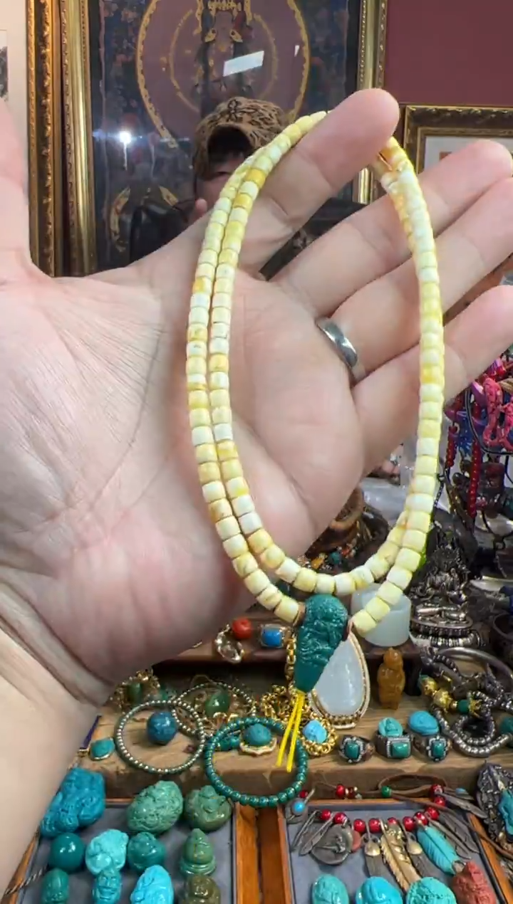 裸石蜜蜡未镶嵌84号 蜜蜡手串套装ylp5mm12.5g