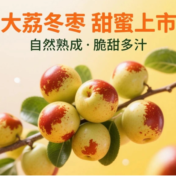 【中通】正宗陕西大荔冬枣新鲜脆甜爽口现摘应季水果