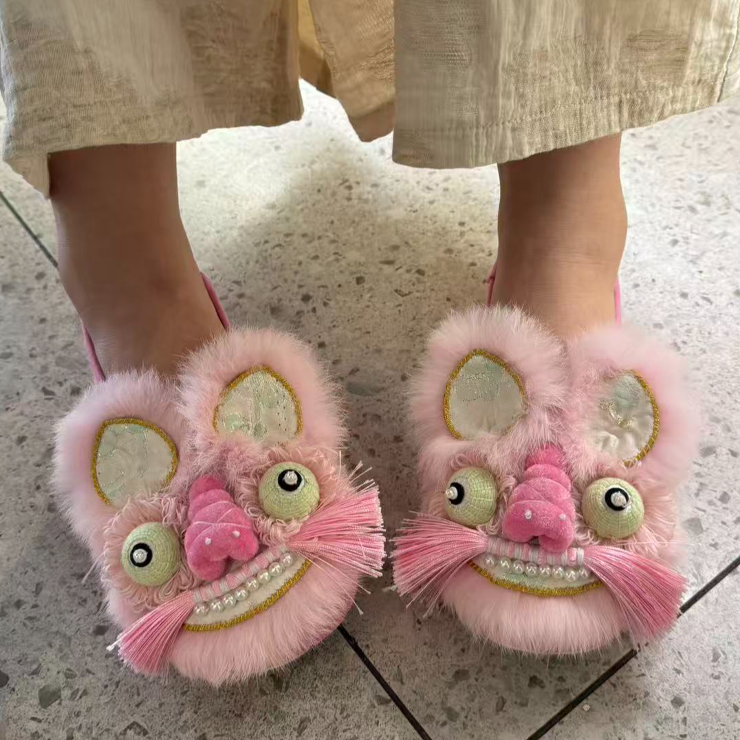 【特价小桃花】·花田家·原创手工千层底虎头鞋