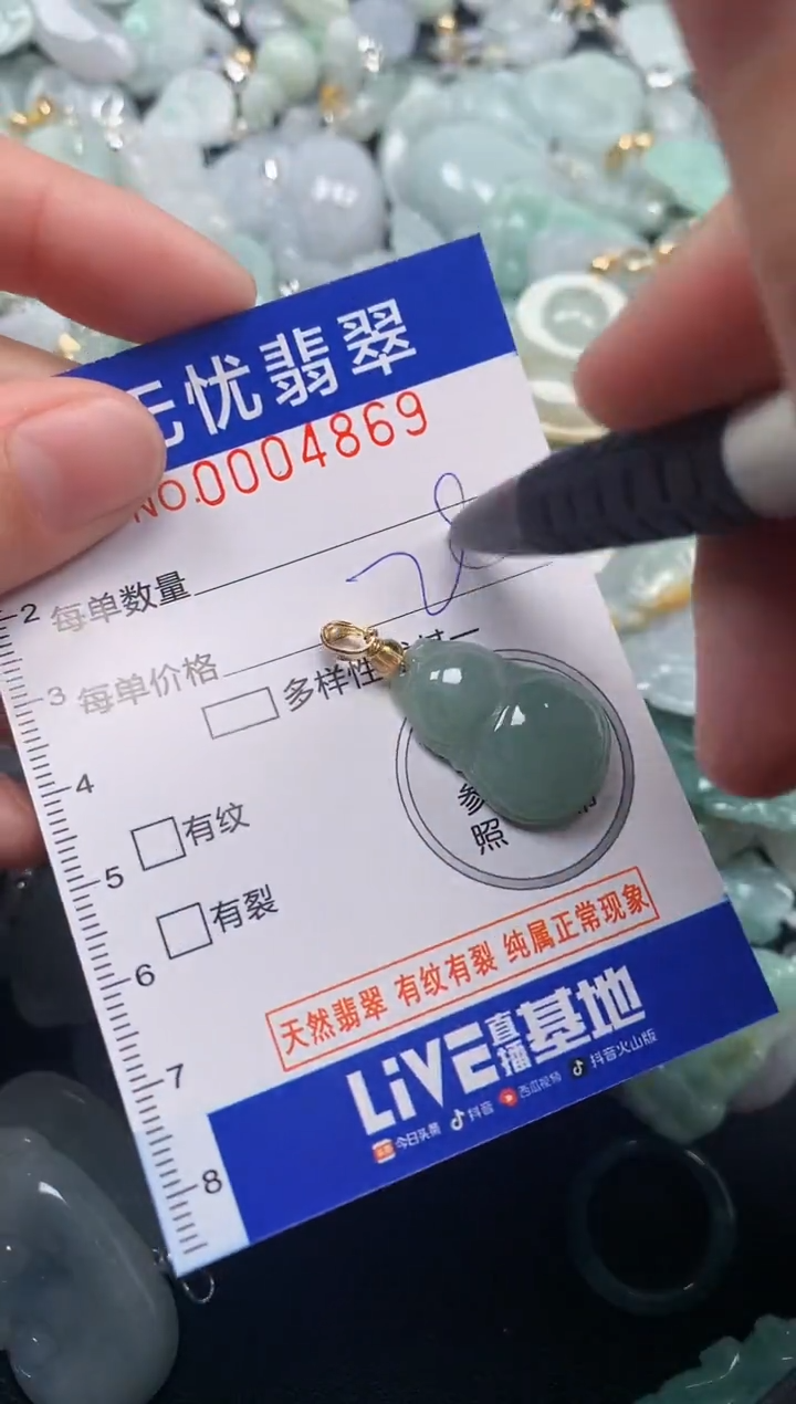颈饰未镶嵌翡翠4869