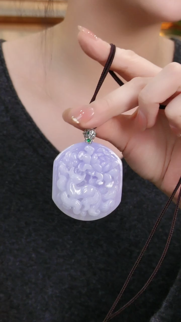 颈饰未镶嵌翡翠国风