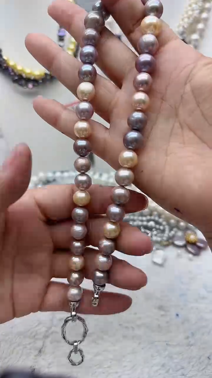 淡水珍珠未镶嵌套链63
