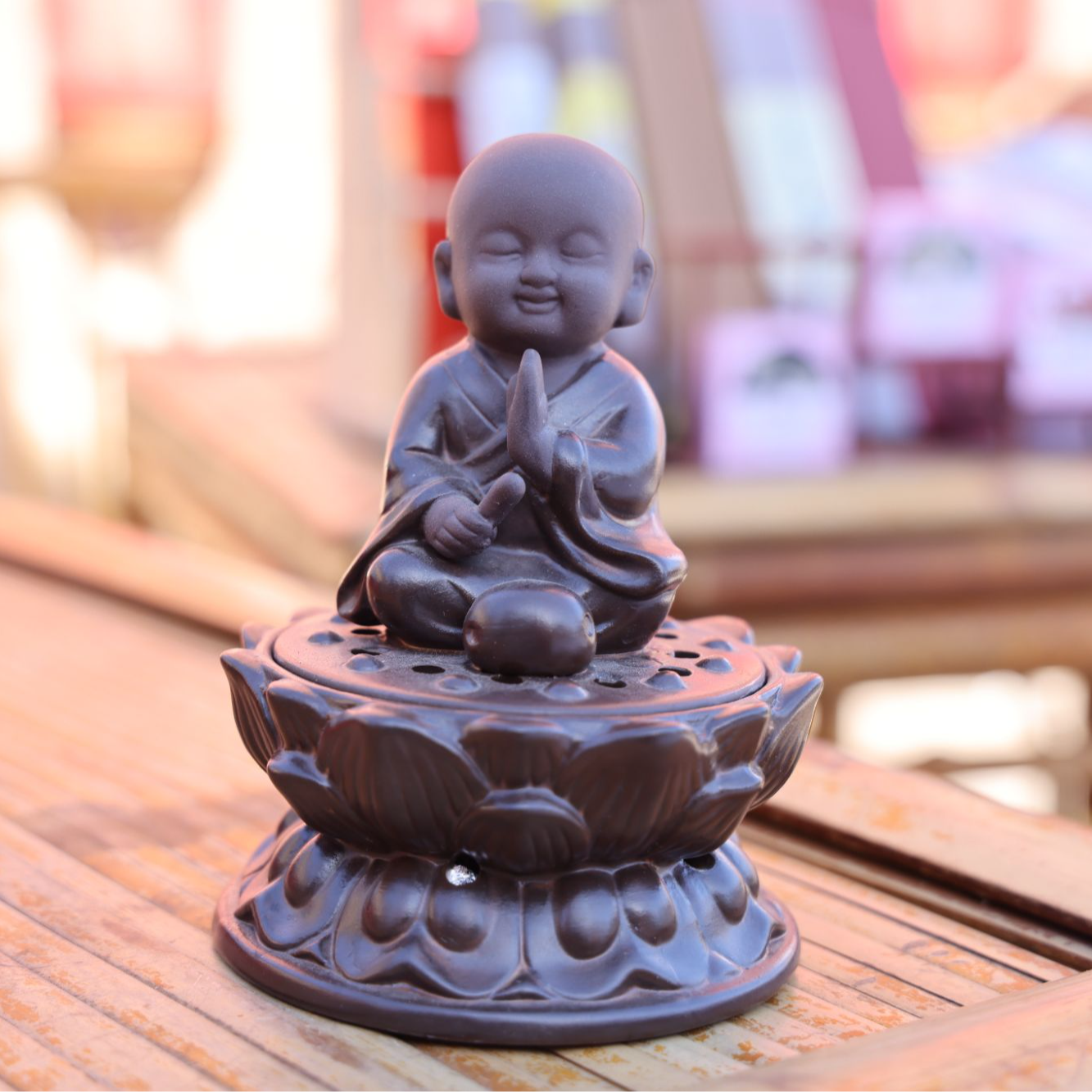 小和尚造型可爱香薰炉