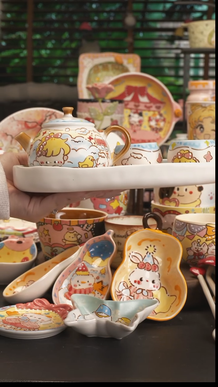 爱*嘟【原创设计】景德镇手绘陶瓷