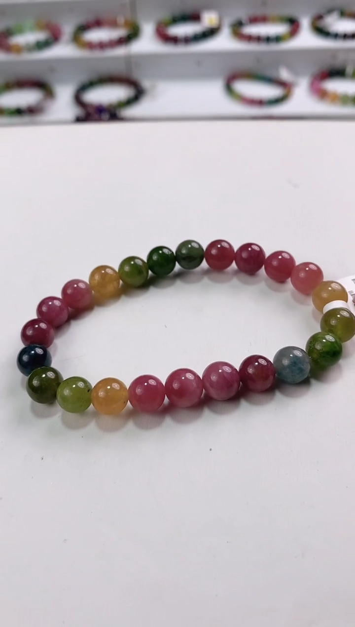 【闪购商品】碧玺单圈8*未镶嵌多人多样性发其一