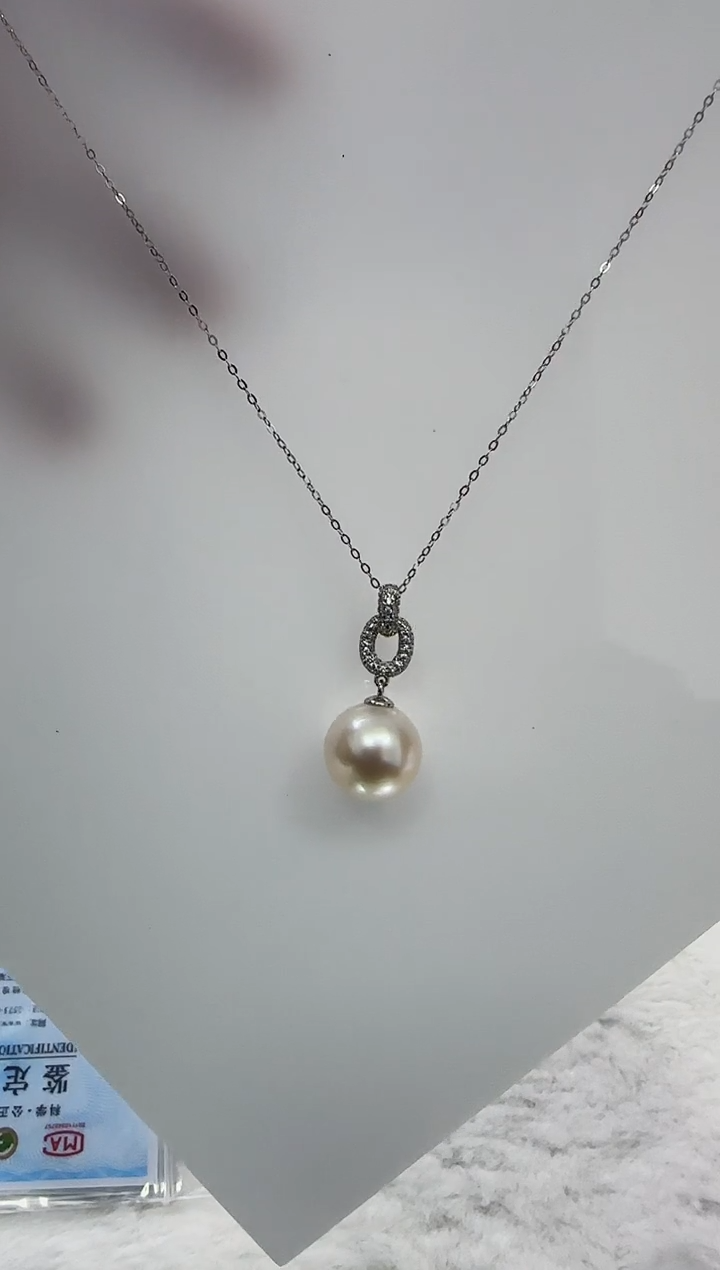 【闪购商品】淡水珍珠DA银S925镶嵌吊坠 b633