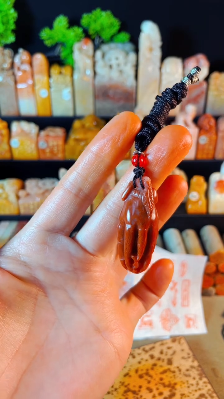 【闪购商品】老挝石印石章料*佛手花不包篆刻