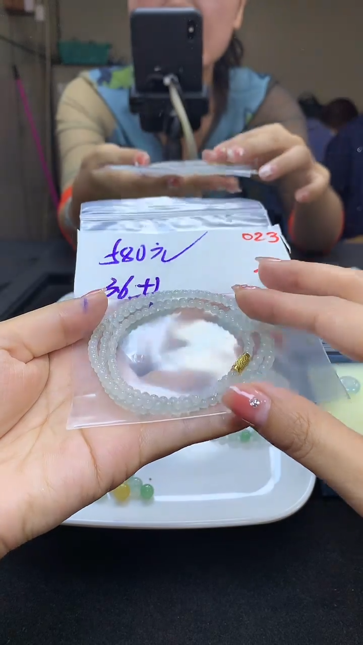 未镶嵌定制翡翠毛货需精细抛光多样性发一件珠串+580元023