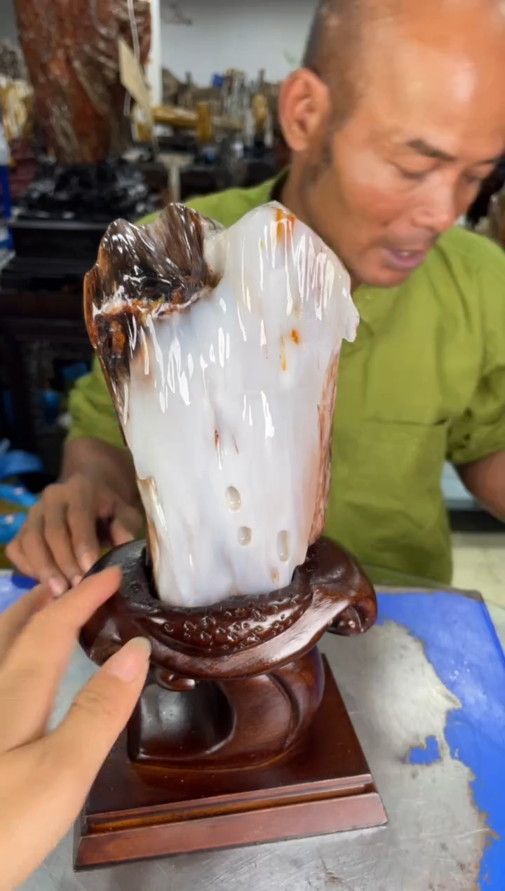 硅化玉摆件未镶嵌28