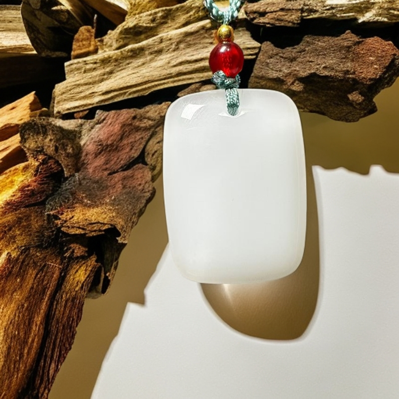 34*2mm一级白平安无事牌送老婆送妈妈送女友