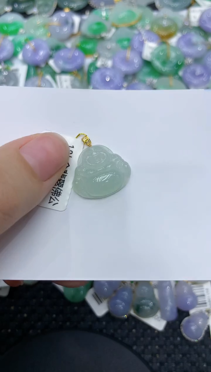 【闪购商品】翡翠颈饰18K金镶嵌111111111