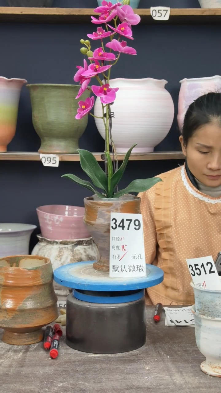 景德镇花盆默认微瑕3479