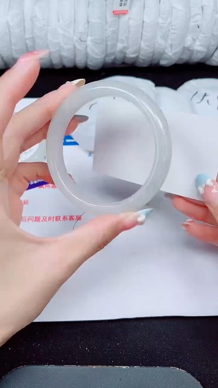 未镶嵌手镯石英质玉298-60/61