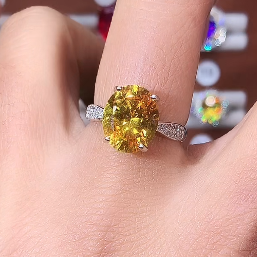 高奢定制-金 丝雀 戒指1012