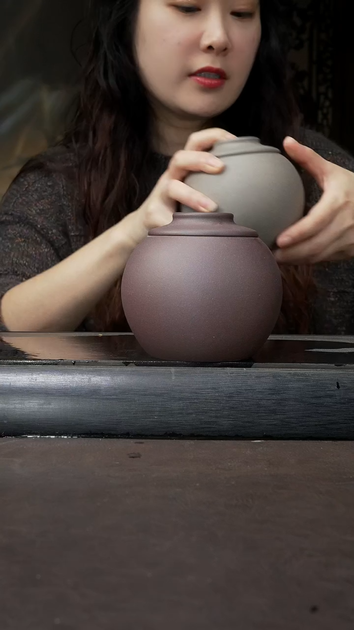 【闪购商品】紫砂茶壶紫泥 醒茶罐 040