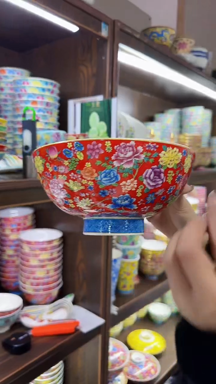 【闪购商品】瓷片8英寸汤碗1个景德镇陶瓷