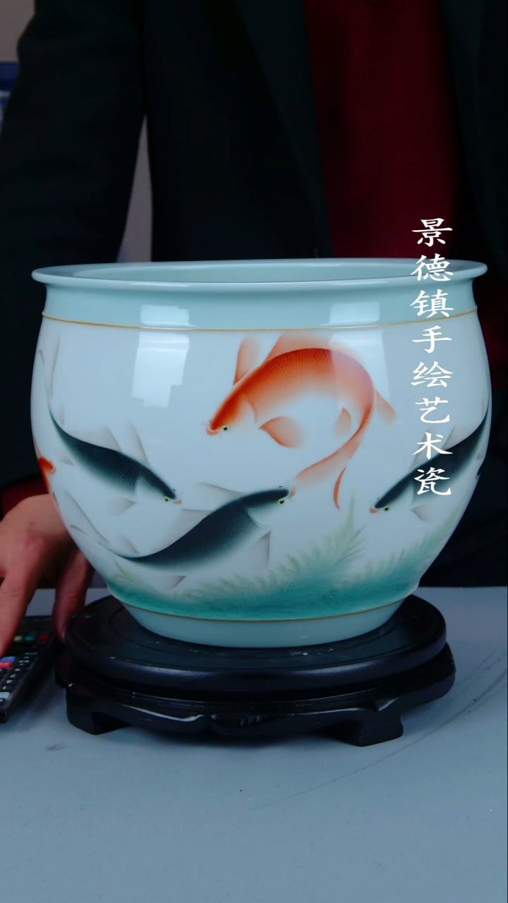 摆件陶瓷景德镇手工手绘陶瓷摆件60