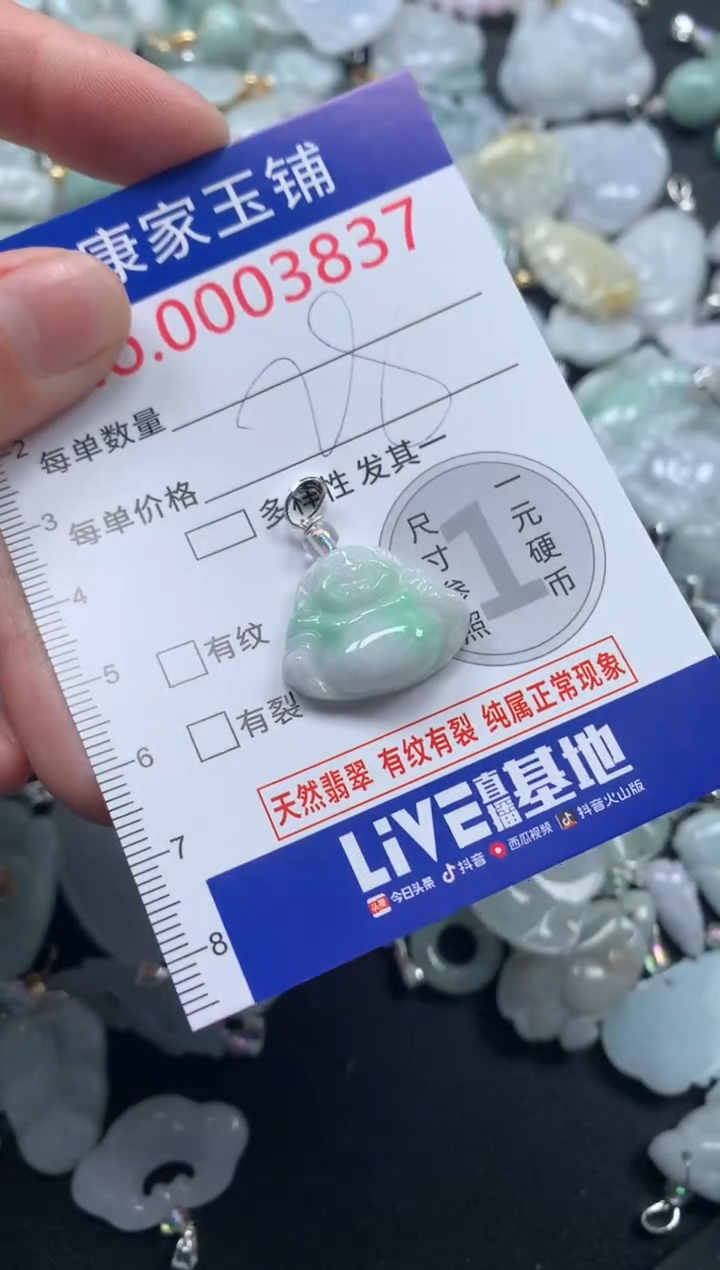 颈饰未镶嵌翡翠3837