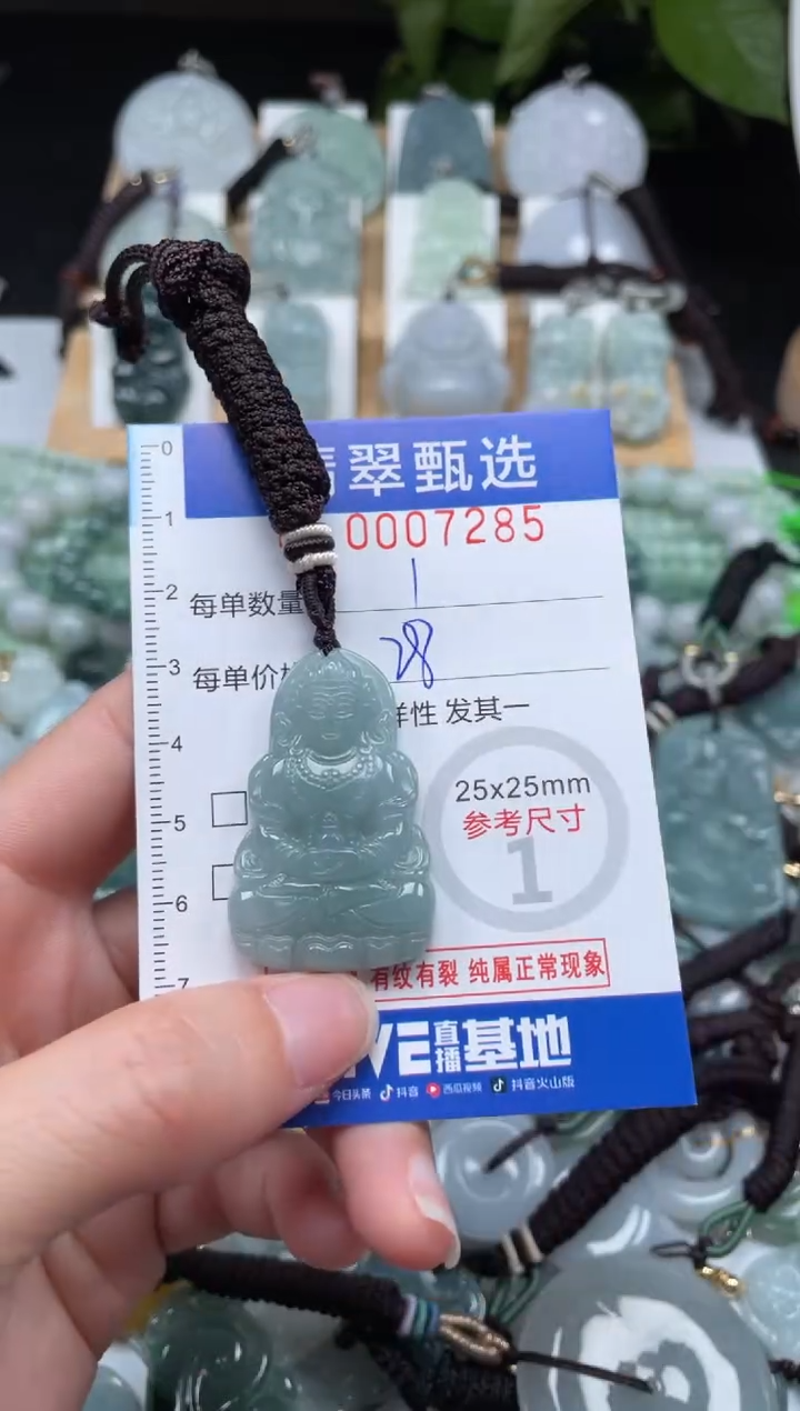 【闪购商品】翡翠未镶嵌颈饰00..7285