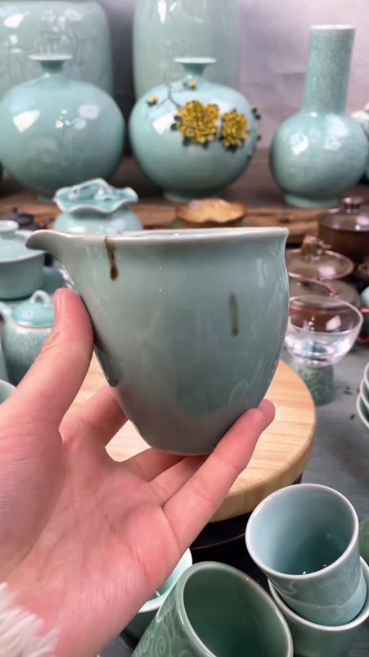 【闪购商品】特价 微瑕 慧仙青瓷