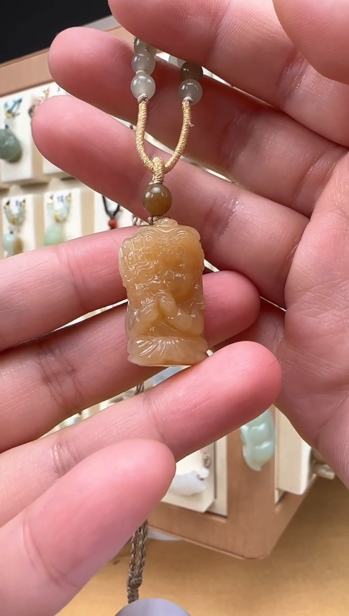 【闪购商品】和田玉颈饰未镶嵌扎基拉姆吊坠