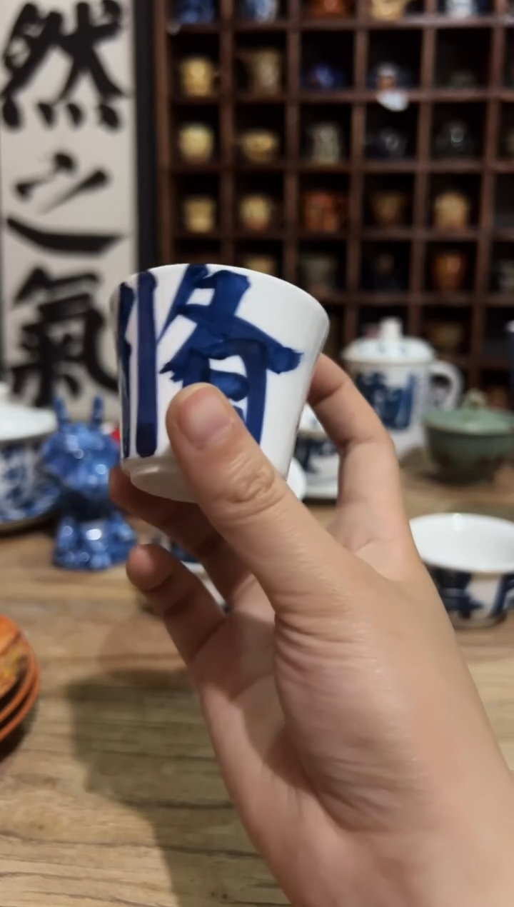 【闪购商品】观云听雨原创手绘茶具