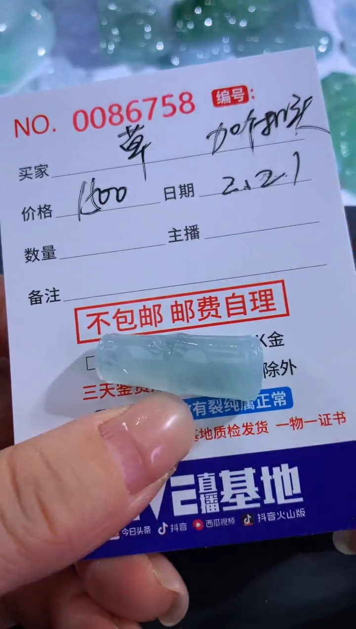 【闪购商品】翡翠颈饰未镶嵌草