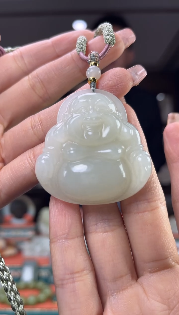 【闪购商品】和田玉颈饰未镶嵌佩佩45mm左右